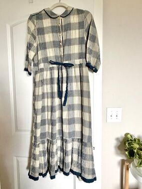 Brakeburn Plaid Midi Dress
